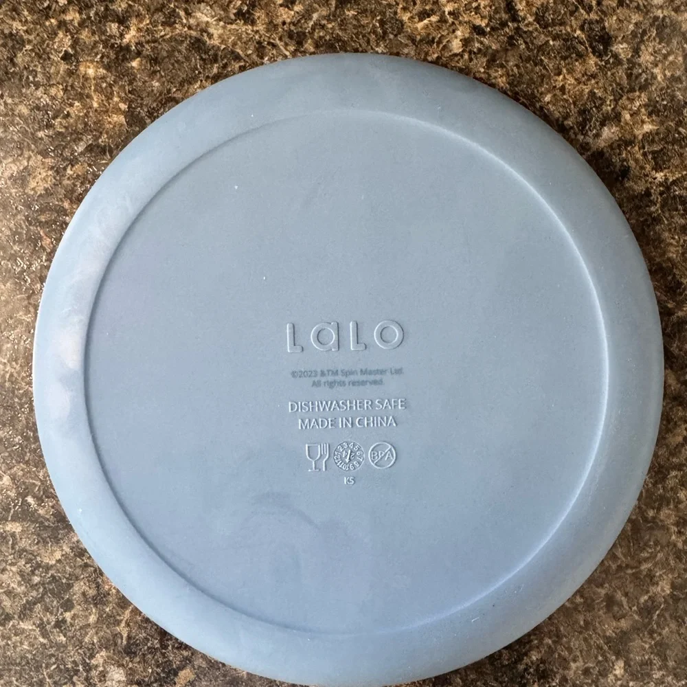 Lalo blue plate